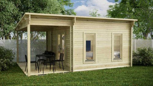 Loghouse - Rathcoole d Log Cabin Model