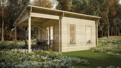 Rathcooler Log Cabin Exterior